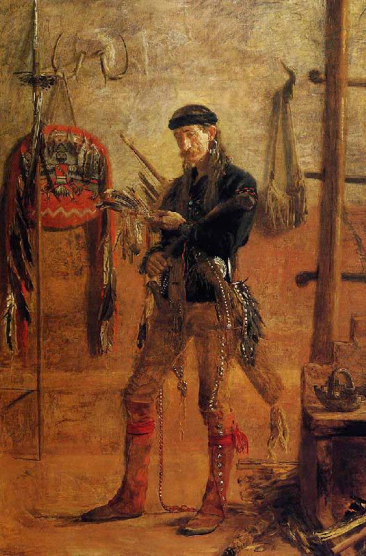 Thomas Eakins Portrait of Frank Hamilton Cushing Sweden oil painting art